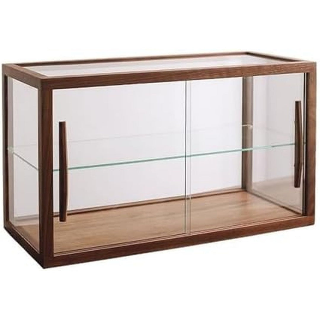 Moderne, vitrine gris clair en bois 10 x 10 x 10 cm