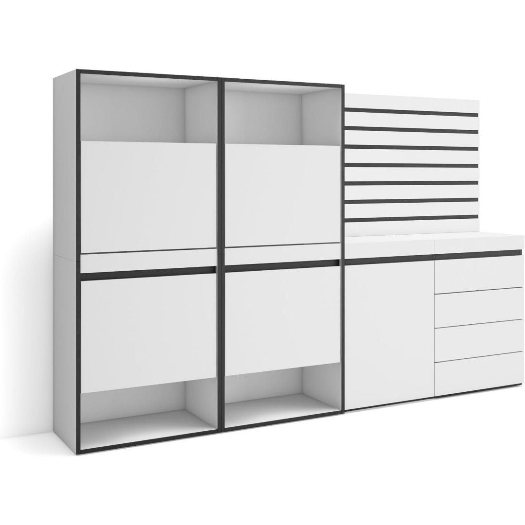 Moderne chiffonnier gris clair ideal entree