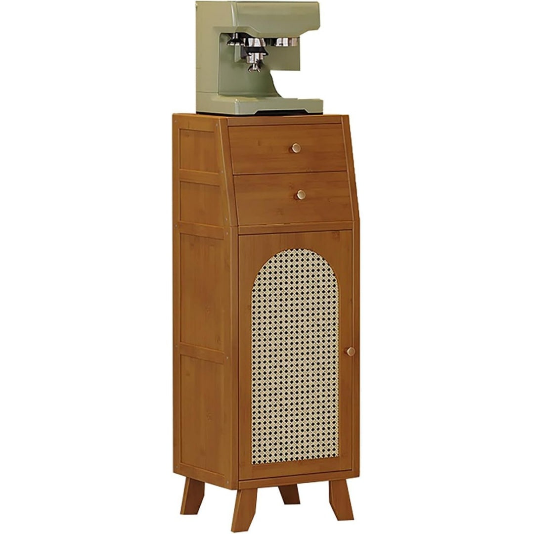 Concu pour salle a manger, console marron en bois