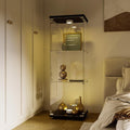 Vitrine marron, 36 x 42 x 125 cm, contemporain