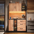 Buffet chaleureux pour chambre d'enfant structure metallique marron