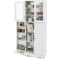 Buffet contemporain 2 portes gris clair