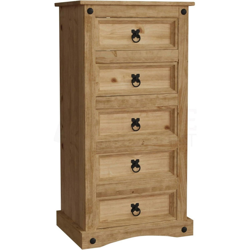 Armoire de rangement finition metal marron caractere boheme