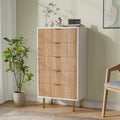 Commode deco en bois or pour le salon