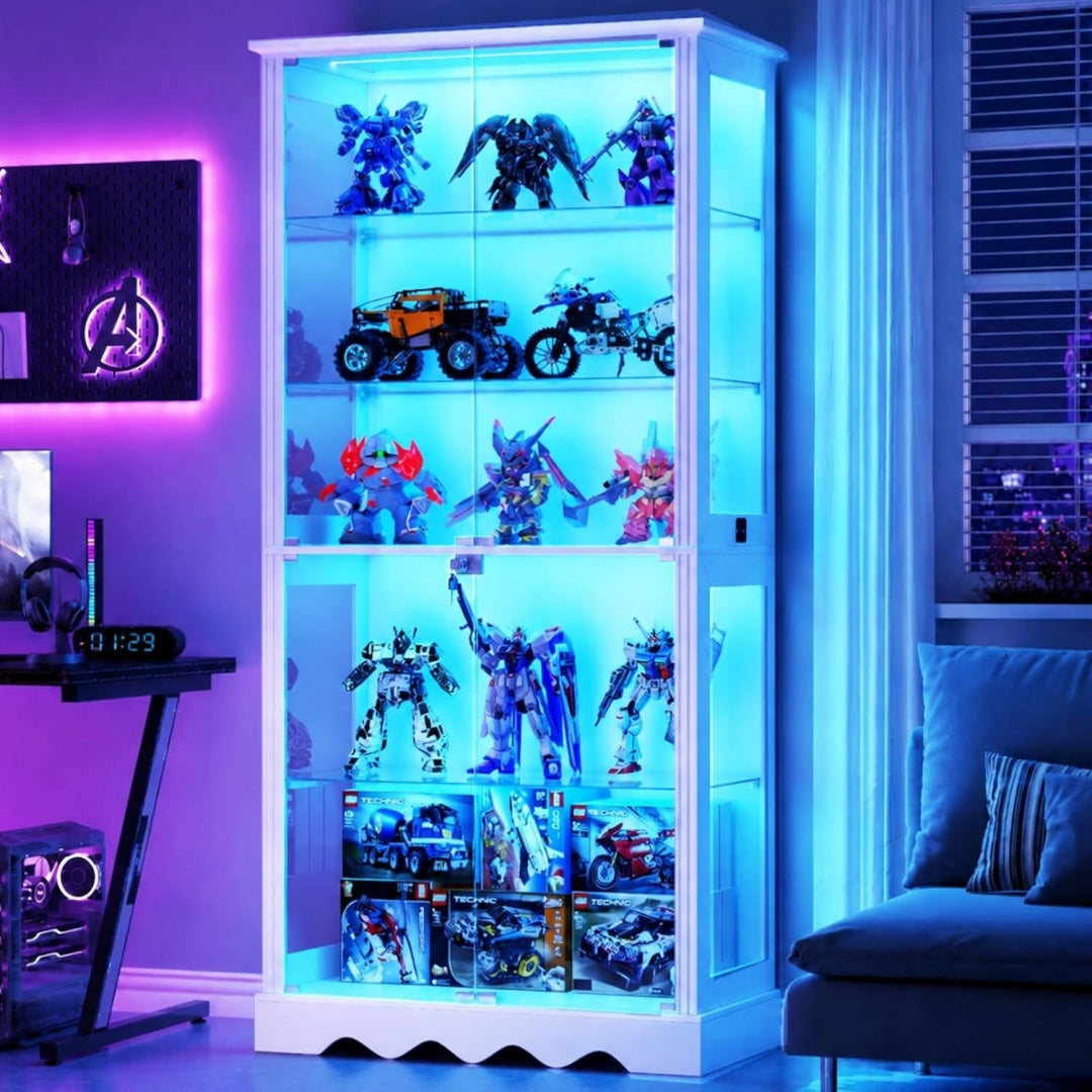 Vitrine bleu, ideal pour salle de bain