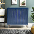 Commode Bleue en metal 60 x 40 x 70 cm