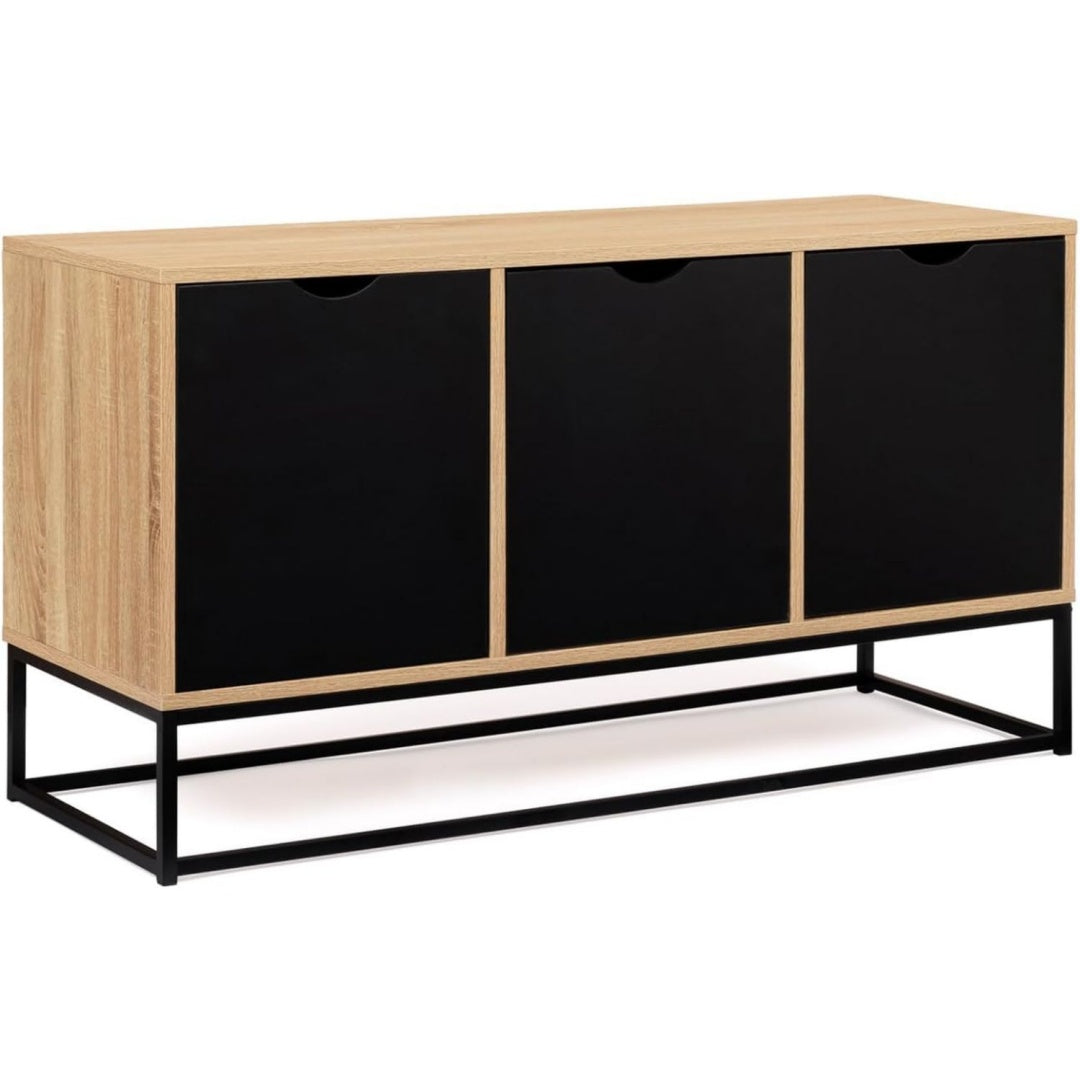 Astucieux vaisselier marron 3 portes
