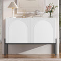 Buffet gris clair, design contemporain, pour entree