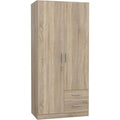 Armoire marron style moderne 2 tiroirs