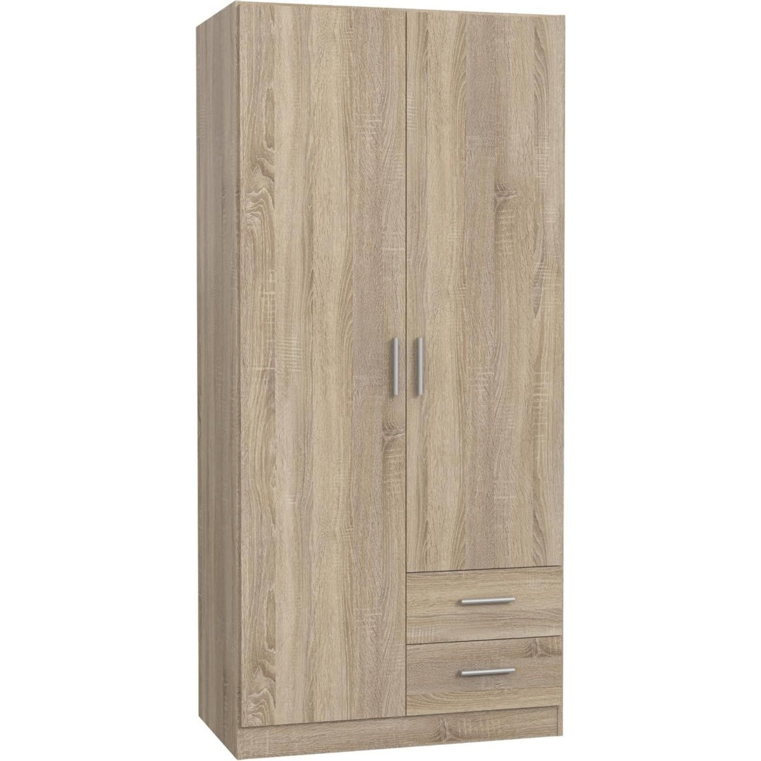 Armoire marron style moderne 2 tiroirs