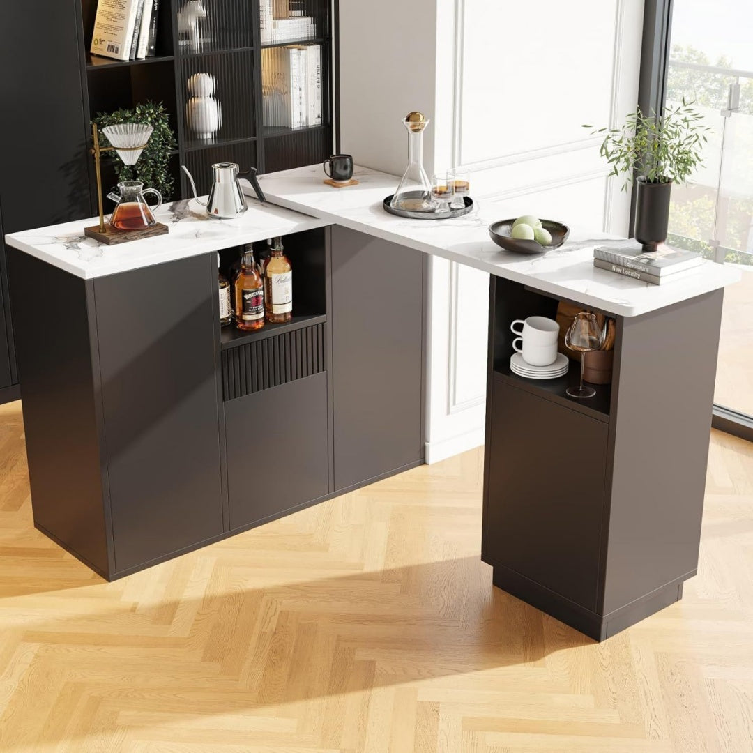 Table marron 210 x 30 x 100.9 cm