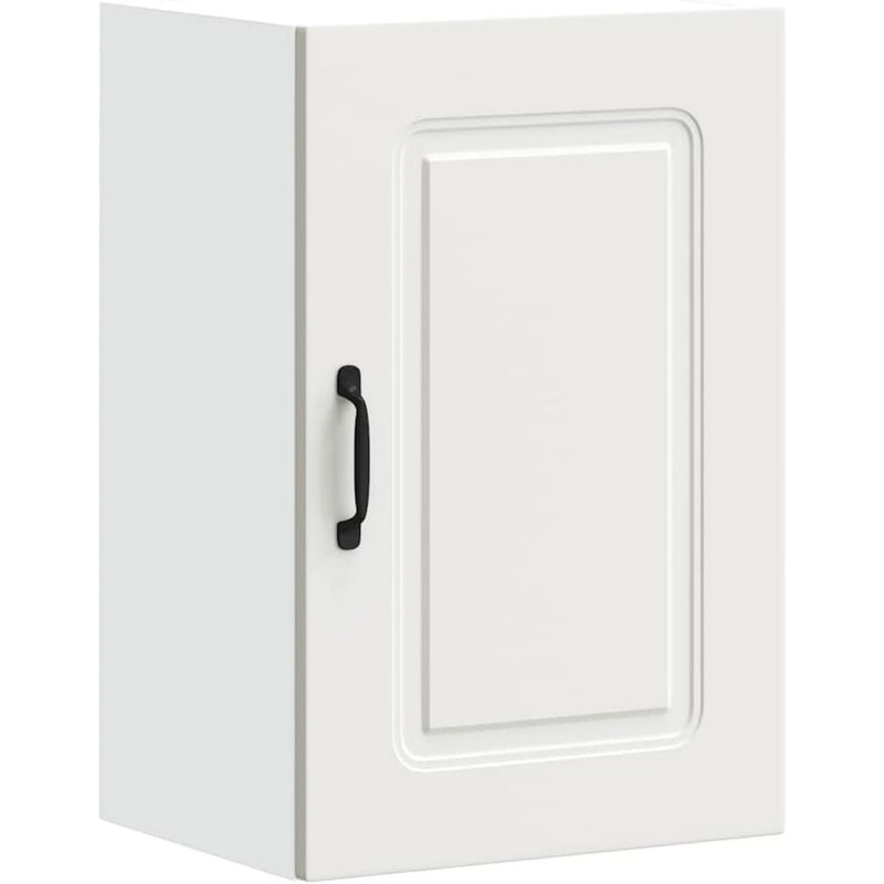 Armoire colonne en hevea, gris clair, contemporain (40 x 31 x 60 cm)