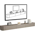 Solution, support mural design gris clair en bois
